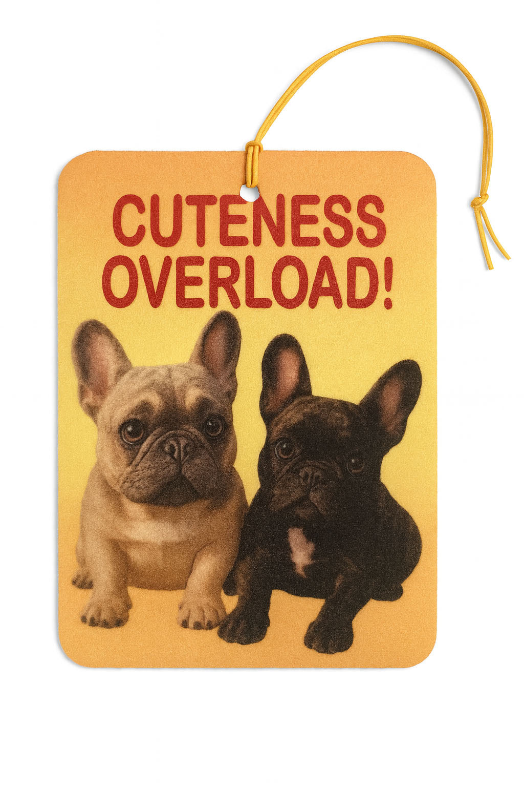 Frenchie Cuteness Overload Air Freshener